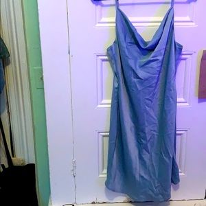 Urban Outfitters Blue Silk Dress